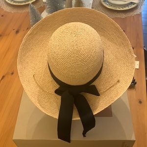 Helen Kaminski Newport wide brim raffia hat